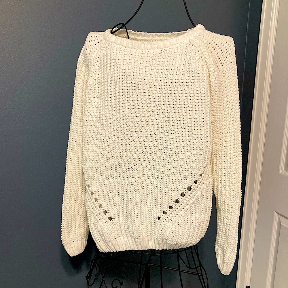 White sweater - super soft